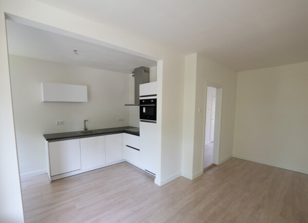 Woonkamer met open keuken